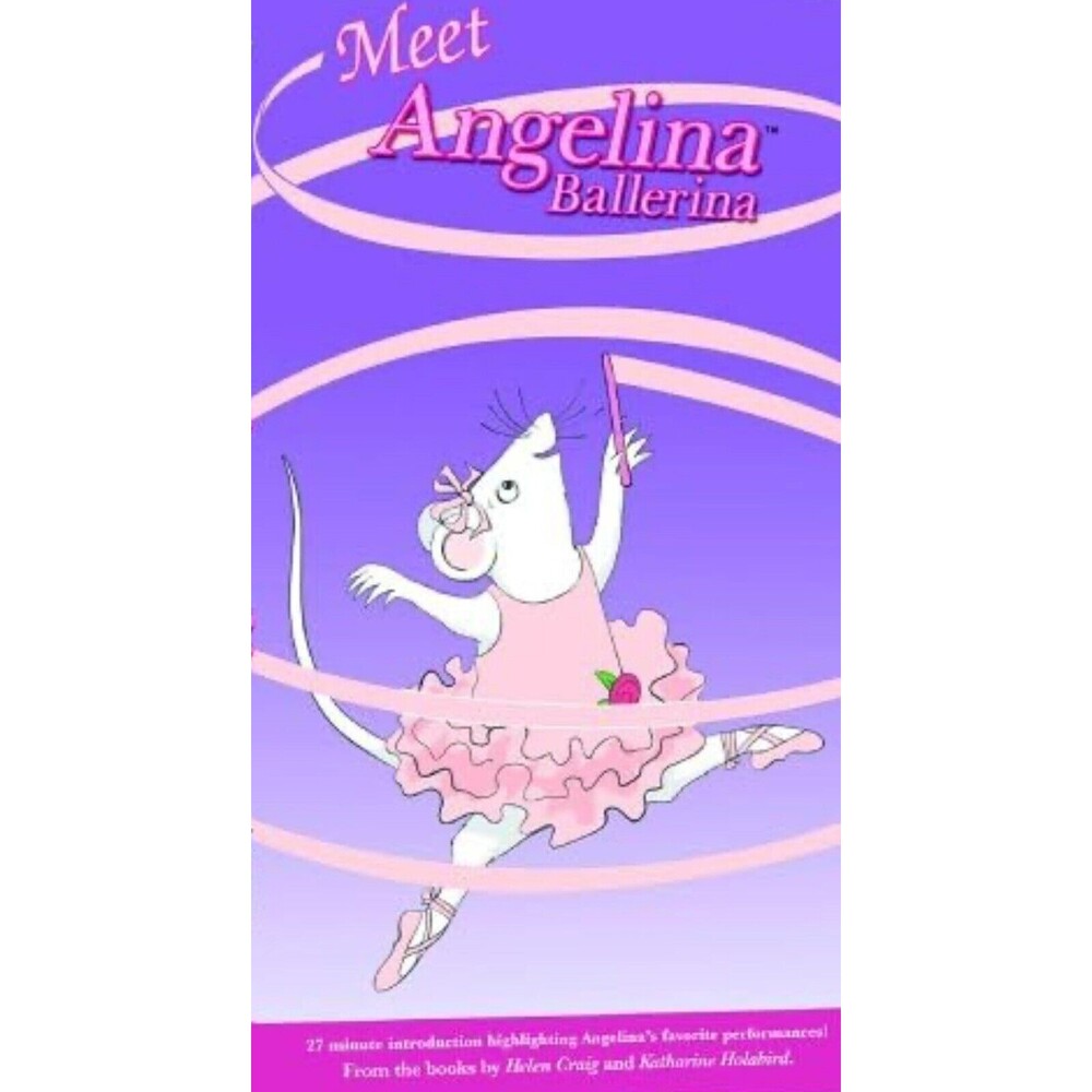 Angelina Ballerina - Meet Angelina Ballerina (VHS, 2004) TESTED Tape Only
